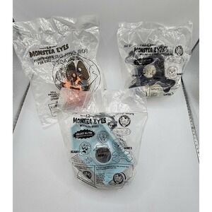 Taco Bell Monster Eyes Pumpkin Eyes Howls Bones Toys Lot 1997 Ages 3+